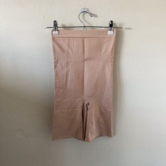 Spanx High-Waisted Shapewear Shorts - Nude - S/P - Ultra Smoothing - Picture 1 of 4